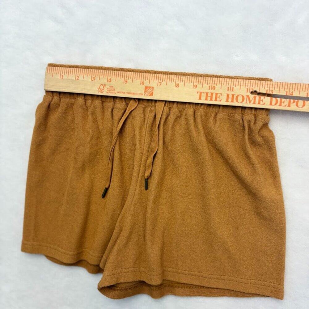 Dandy Del Mar Shorts The Santorini Burnt Sienna Terry Cloth Shorts Womens Size S - Picture 7 of 10